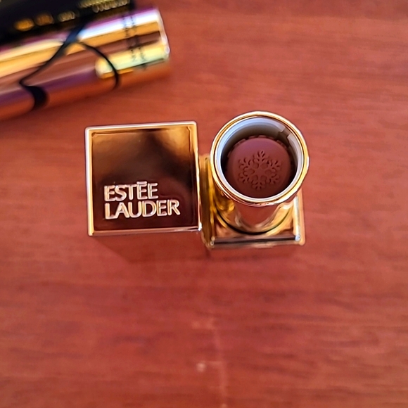 NEW Estee Lauder Pink Cosmetic Bag + Extreme Mascara & Pure Color Envy Lipstick - Picture 6 of 7